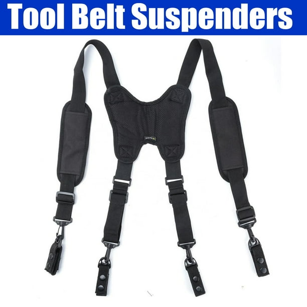 Outdoor Adjustable Tool Belt Tactical Suspenders Duty Belt 4 Suspenders Loop
